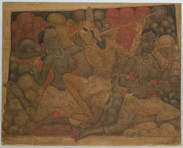 Appraisal: Indian Watercolor India Signed Syed Ahmed and dated l r