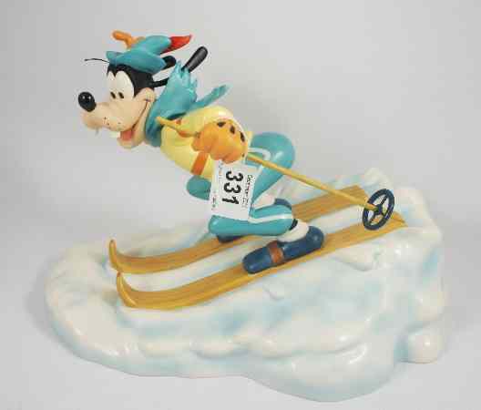 Appraisal: Walt Disney Art Classics Figures Large Sized Goofy Skiing All