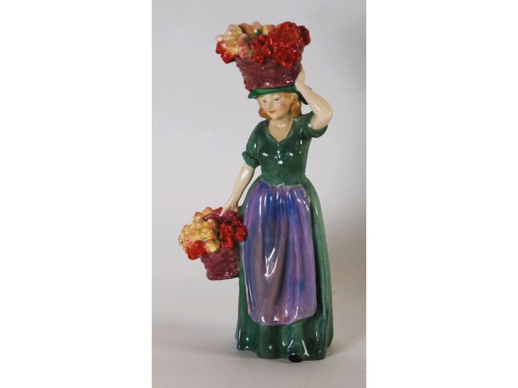 Appraisal: ROYAL DOULTON CHINA FIGURE 'COVENT GARDEN' HN cm high printed