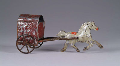 Appraisal: EARLY HORSE DRAWN CART Attributed to George Brown Hand painted