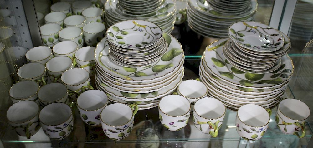 Appraisal: Royal Worcester Blind Earl Porcelain To inc demitasse cups x