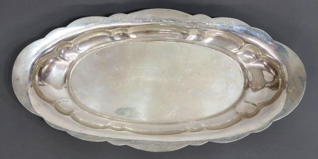 Appraisal: American sterling silver bread tray Reed Barton in the Dublin