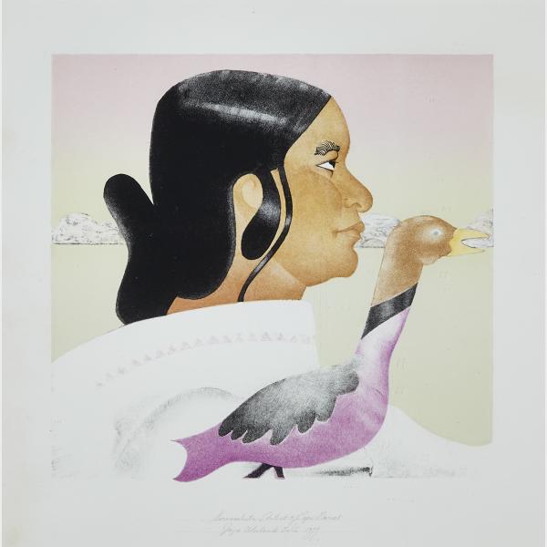 Appraisal: Joyce Wieland - SOROSEELUTU ARTIST OF CAPE DORSET Canadian Colour