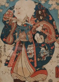 Appraisal: Toyokuni III Kunisada Toyokuni III Kunisada Scenes from Kabuki Theatre