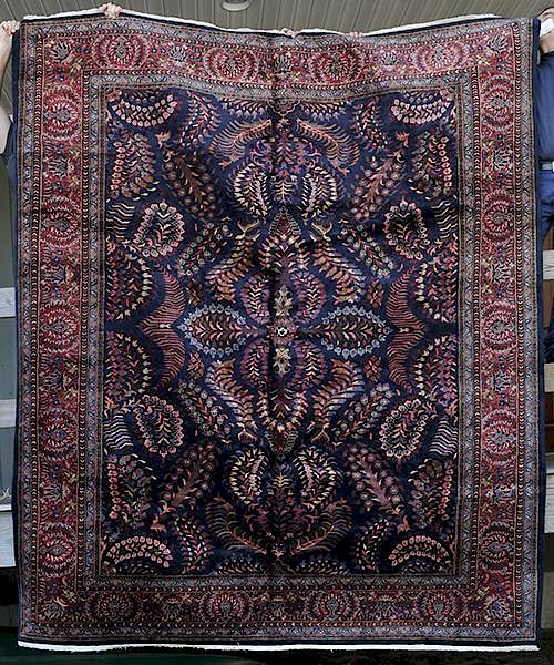 Appraisal: Room size Oriental rug Kirman ' x ' Room size