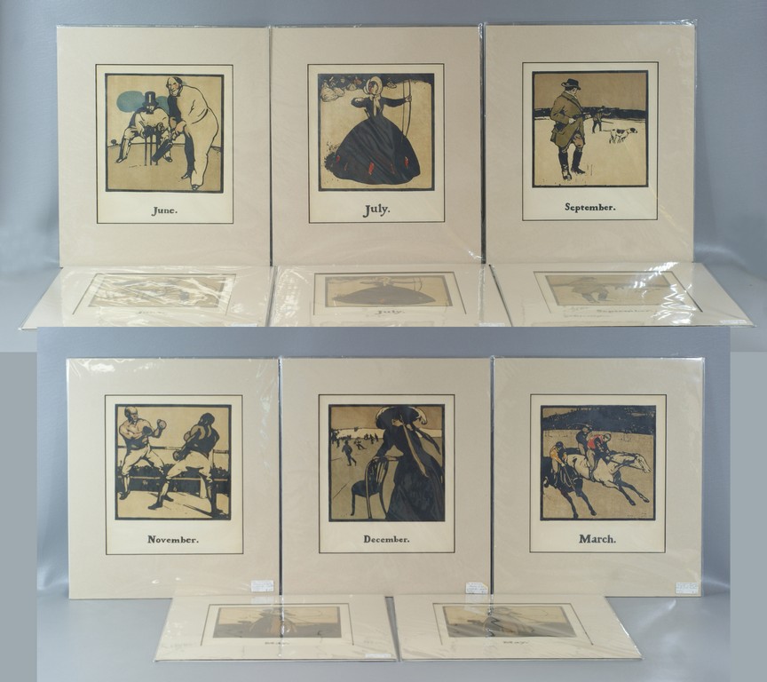 Appraisal: Nicholson William English plates from the Almanac of Sport circa