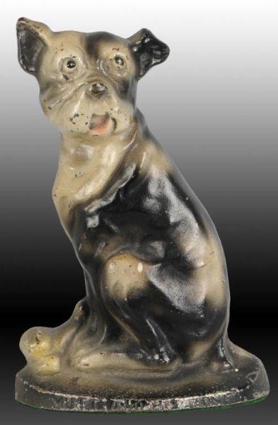 Appraisal: Mutt and His Bone Dog Cast Iron Doorstop Description Made