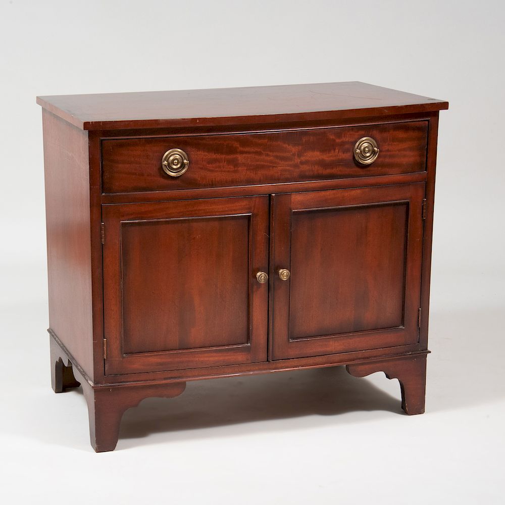 Appraisal: George III Style Mahogany Side Cabinet x x in Condition