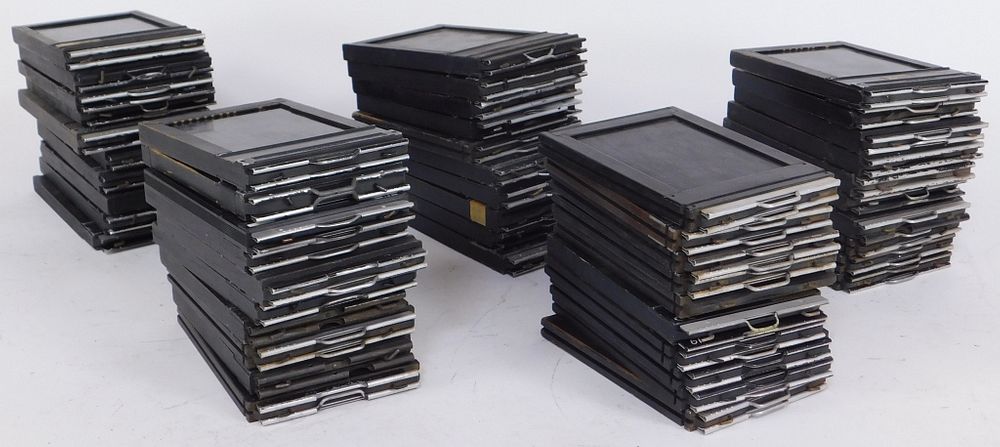 Appraisal: Lot of - x - Wood Frame Film Holders Lot