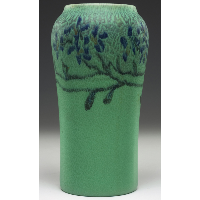 Appraisal: Good Rookwood vase very nice matt glaze with a painted