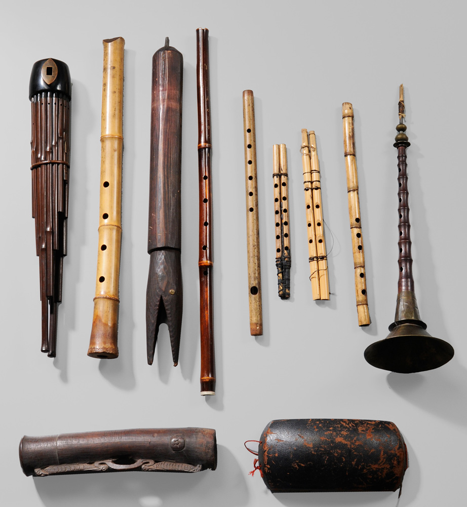 Appraisal: Group of Asian Musical Instruments th and early th centuri