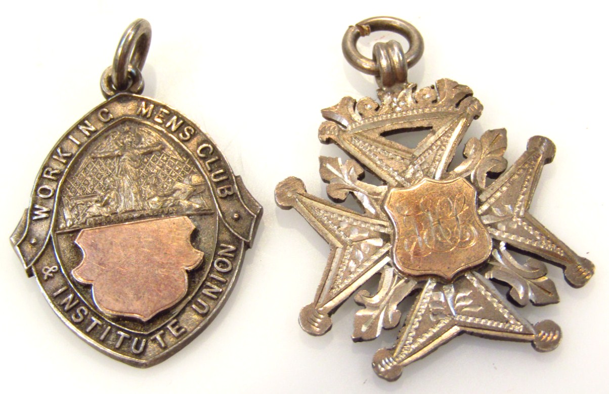 Appraisal: Various medallions and fob medals comprising Working Men's Club Institute