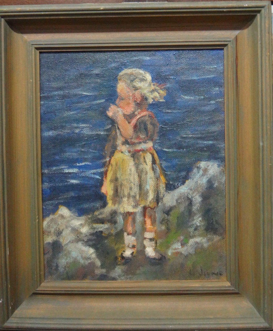 Appraisal: James le Jeune - Donegal Bayy oil on board signed