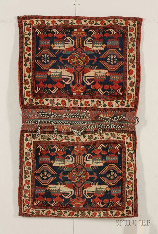 Appraisal: Qashqai Saddlebags Southwest Persia late th early th century small