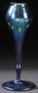 Appraisal: TIFFANY FAVRILLE ART GLASS VASE A GOOD L C TIFFANY