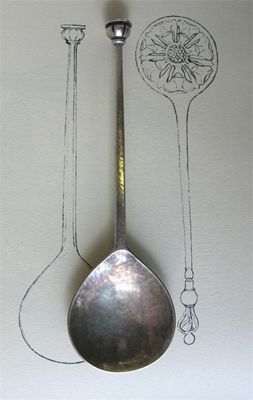 Appraisal: A Guild of Handicrafts silver spoon designed by Charles Robert