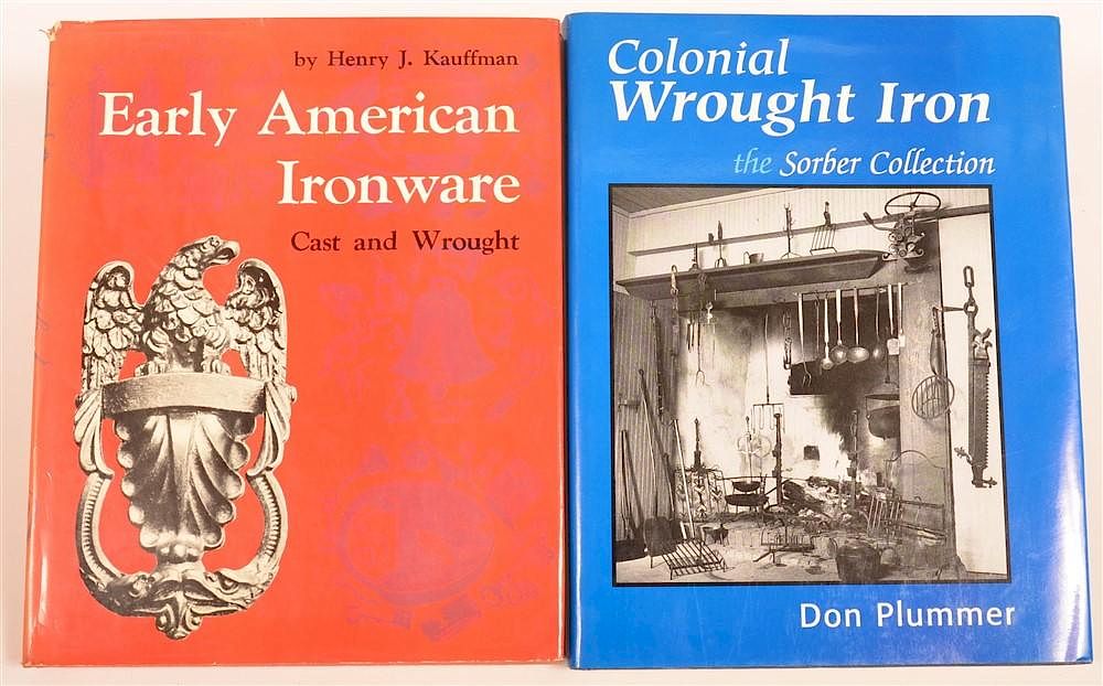 Appraisal: vols Signed Books on American Ironware Kauffman Early American Ironware