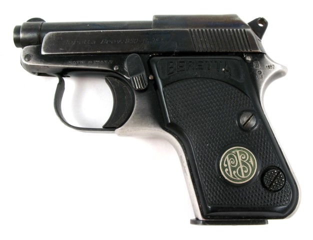 Appraisal: BERETTA MODEL SINGLE ACTION SEMI-AUTOMATIC PISTOL mm acp caliber flip