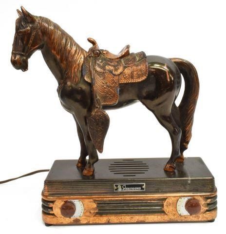 Appraisal: Abbotwares tube radio Standing Horse Model Z c s in