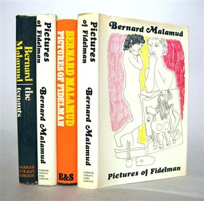 Appraisal: vols Malamud Bernard - Signed Inscribed Copies Pictures of Fidelman