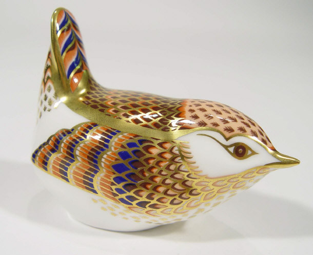 Appraisal: Royal Crown Derby paperweight 'Collectors Guild Bird' factory marks and