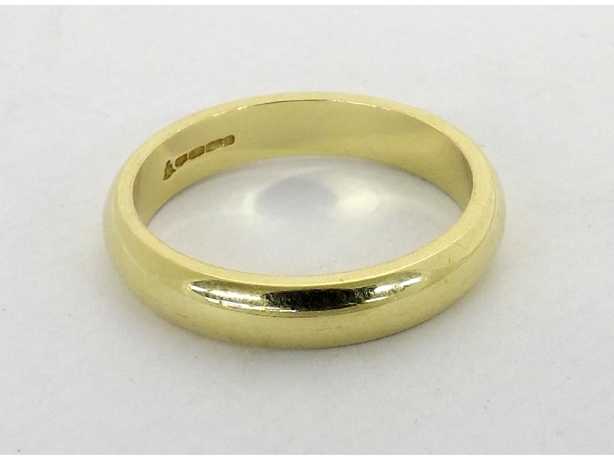 Appraisal: ct yellow gold wedding band gm ring size R