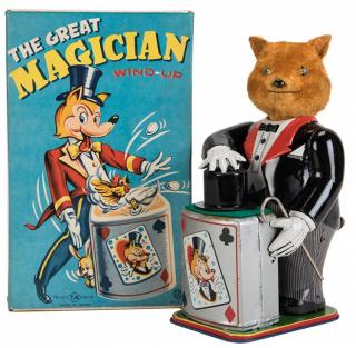 Appraisal: T N The Great Magician Wind-Up Toy Japanese wind-up toy