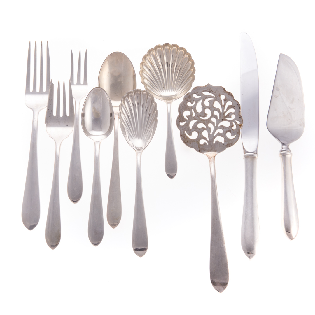 Appraisal: Kirk Wadefield -pc sterling silver flatware comprising knives in L