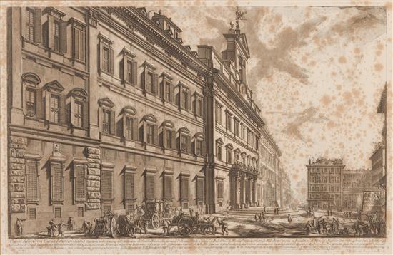 Appraisal: Sale Lot After Giovanni Battista Piranesi Italian - Veduta della