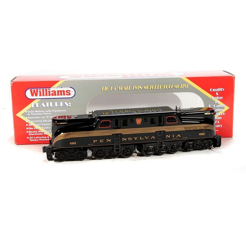 Appraisal: O Gauge Williams PRR GG Black with gold stripes PRR