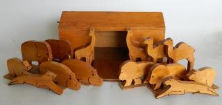 Appraisal: Ohio Art Project wood Noah's ark Ohio Art Project wood