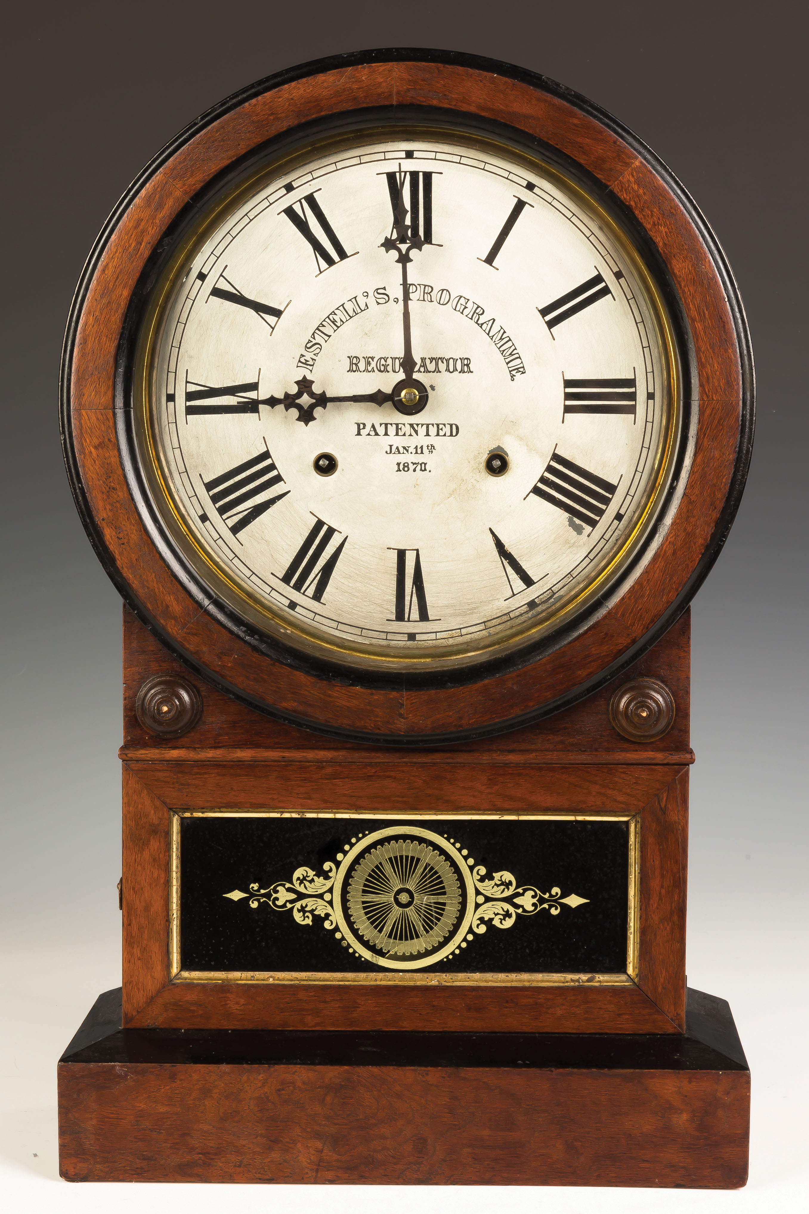 Appraisal: Estell's Programme Clock Pat Mfg by Hadley Brothers and Estelle