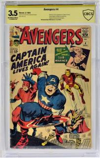 Appraisal: Marvel Comics Avengers No CBCS Gold Stan Lee UNITED STATES