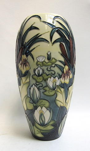 Appraisal: MOORCROFT POTTERY VASE hand painted under glaze in the Lamia