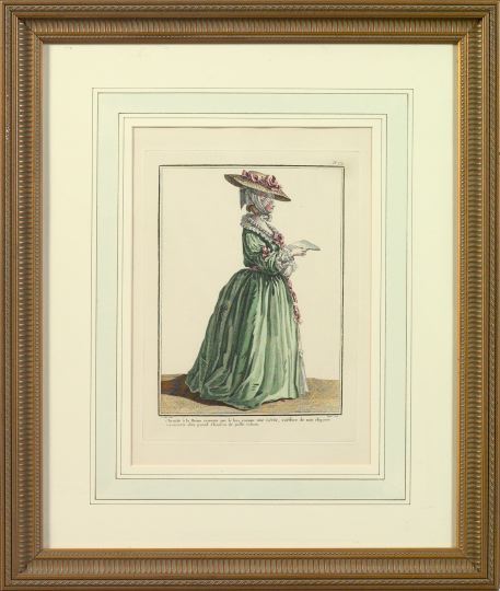 Appraisal: After Jean Antoine Watteau French - French Fashion Plates suite