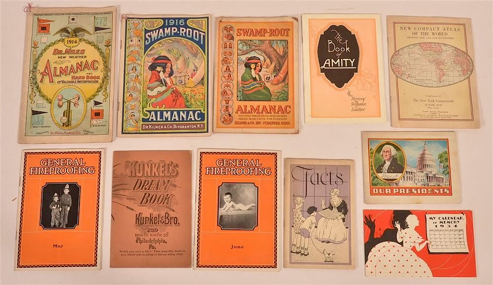 Appraisal: Lot of Vintage Advertising Pamphlets Lot of Vintage Advertising and