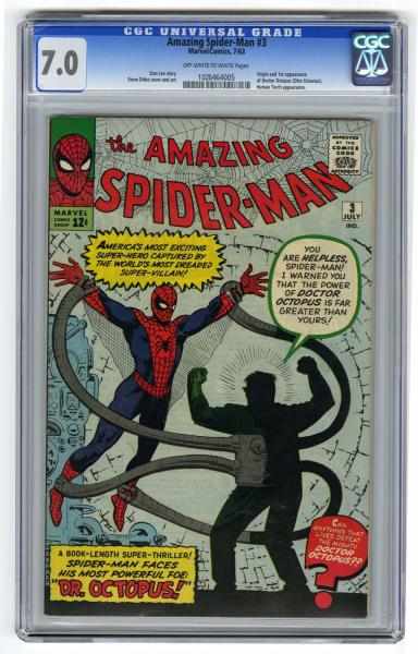 Appraisal: Amazing Spider-Man CGC Marvel Comics Stan Lee story with Steve