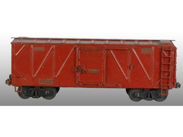 Appraisal: Pressed Steel Buddy L Railroad Box Car Train Description Circa