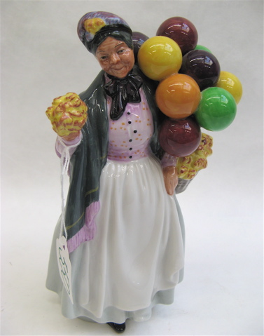 Appraisal: ROYAL DOULTON PORCELAIN FIGURE Biddy Pennyfarthing HN with the Royal