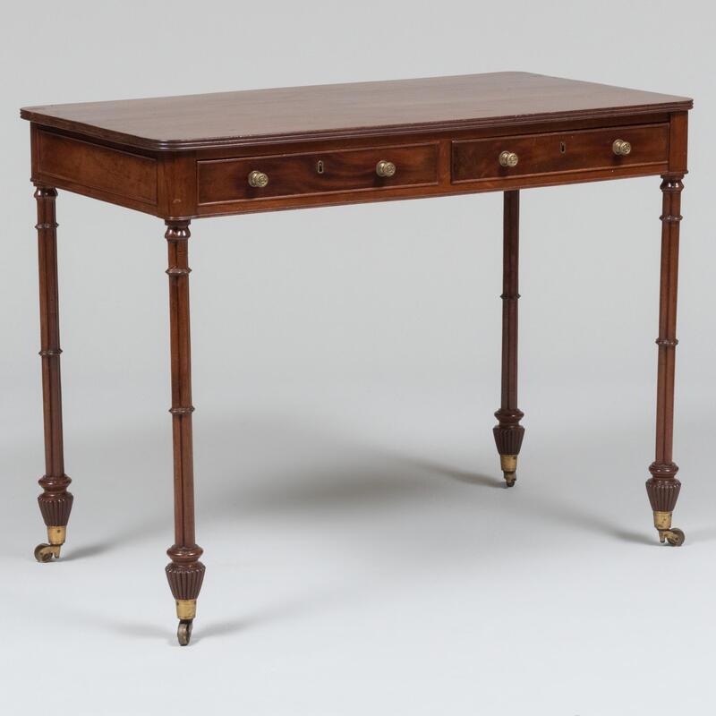 Appraisal: Regency Style Mahogany Writing Table x x in Condition In