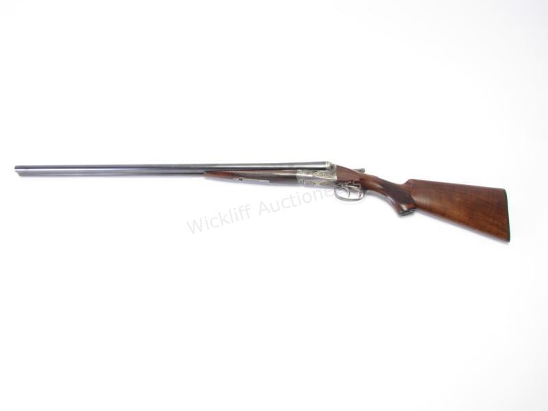 Appraisal: A H Fox SxS Double Barrel Shotgun-Blued barrels Chambered in