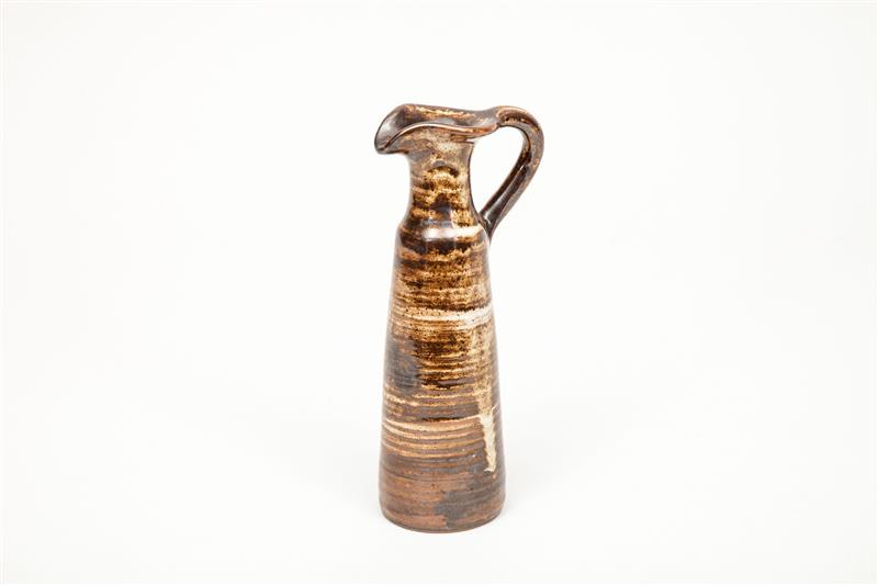 Appraisal: Pitcher Jacques Pouchein c Pottery impressed 'd'Atelier Dieulefit' above an