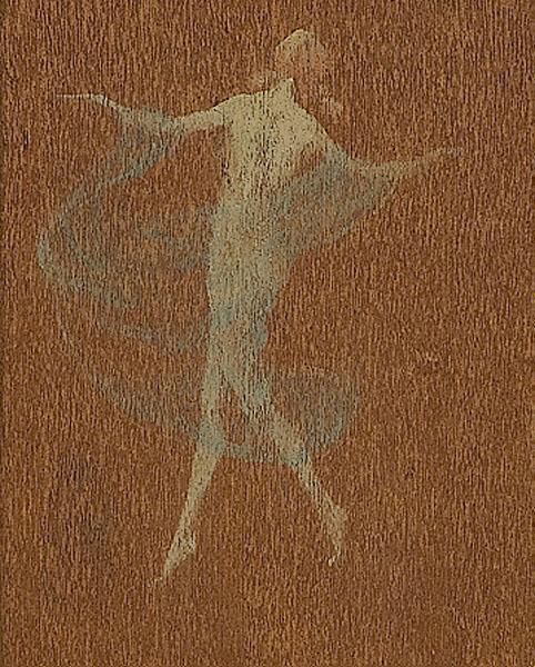 Appraisal: WARREN B DAVIS AMERICAN - Dancing Nudeoil on boardsigned l