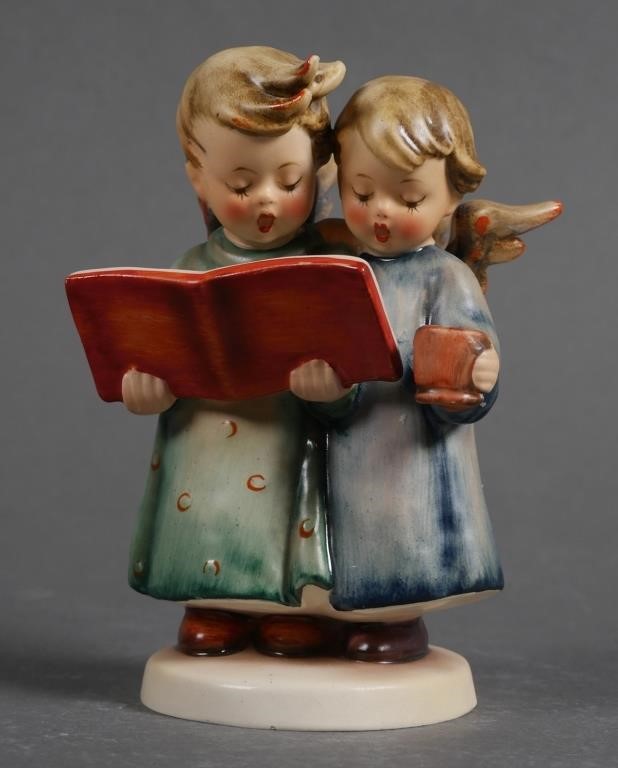 Appraisal: Hummel Angel Duet candleholder This piece has c WG on