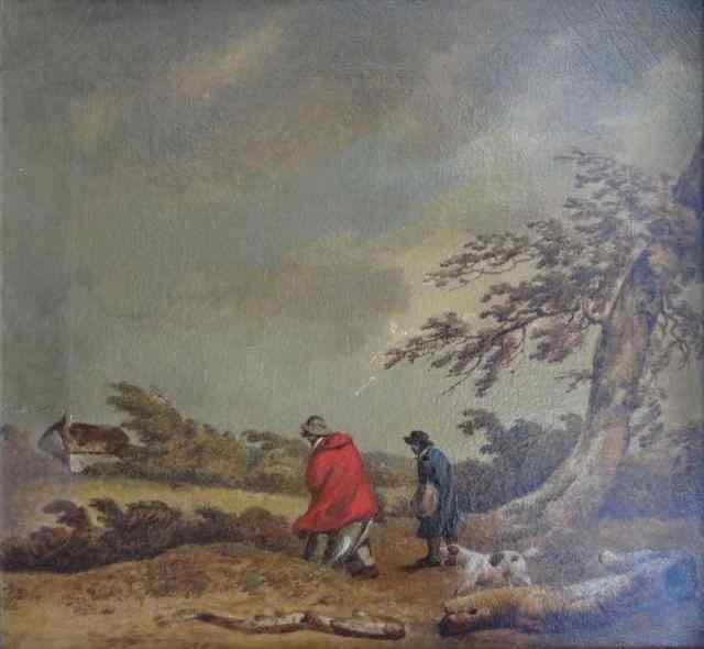 Appraisal: MORLAND George - Attributed To Oil on Canvas Old label