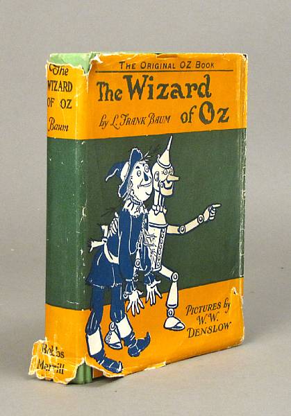 Appraisal: BAUM L FRANK The Wizard of Oz Indianapolis Bobbs-Merrill Illustrations