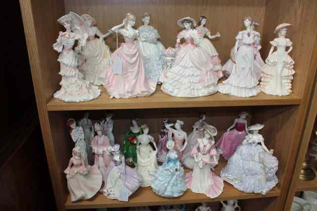 Appraisal: A COLLECTION OF COALPORT PORCELAIN FIGURES of various ladies in