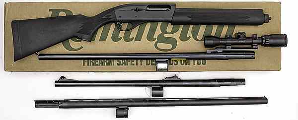 Appraisal: Remington Model - Special Purpose Semi-Auto Shotgun With Three Barrels