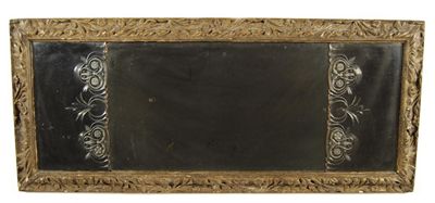 Appraisal: An th century style landscape overmantel mirror in the manner