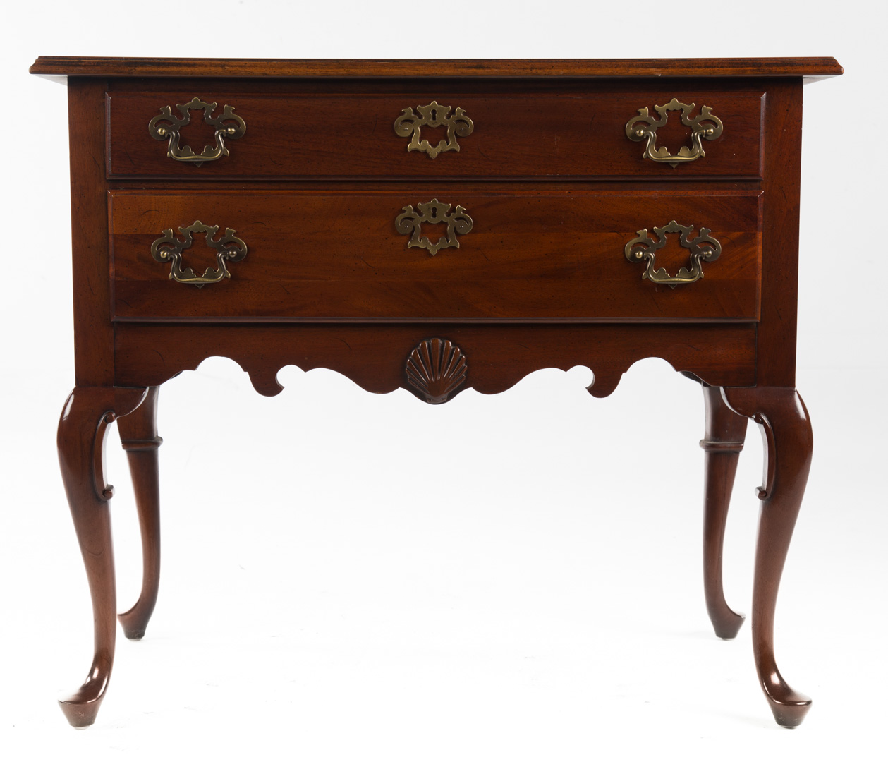 Appraisal: Queen Anne style mahogany lowboy first half- th century in